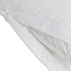 Habitat Cotton 180TC Leaf Matelasse White Bedding - Double -Habitat 4096429 R Z004A