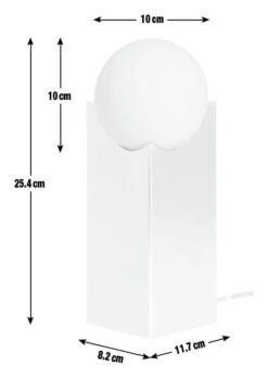 Habitat Yuri Afterglow Table Lamp - Gold & Glass -Habitat 4163716 R Z017A