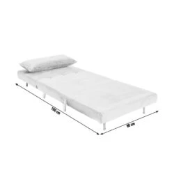 Habitat Roma Single Velvet Chairbed - Orange 16 Habitat Roma Single Velvet Chairbed - Orange -Habitat 4165707 R Z004A