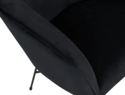 Habitat Jax Velvet Accent Chair - Black -Habitat 4335135 R Z006A