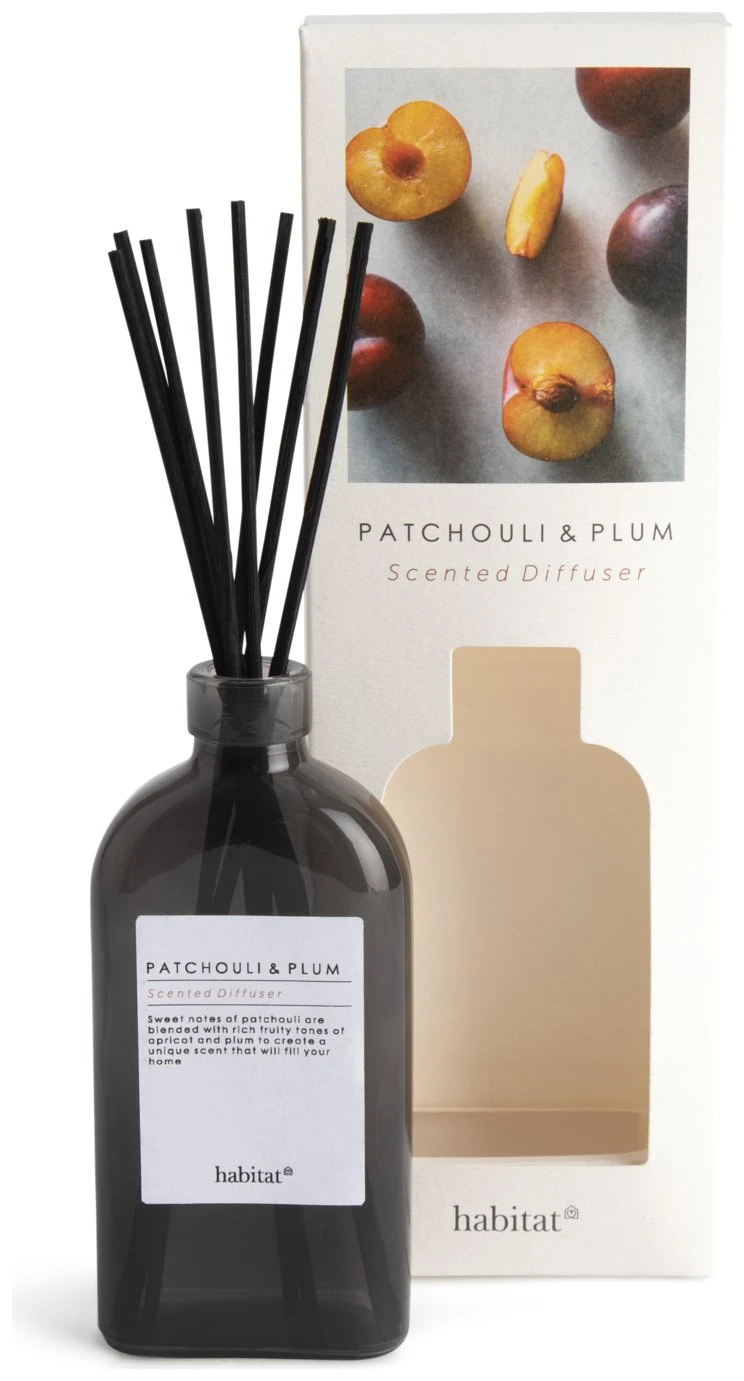 Habitat 150ml Scented Diffuser - Patchouli & Plum 3 Habitat 150ml Scented Diffuser - Patchouli & Plum