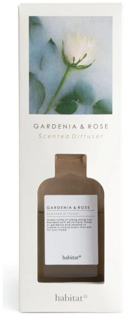 Habitat 150ml Scented Diffuser - Gardenia & Rose -Habitat 4497444 R Z002A