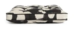 Habitat Ink Print Pack Of 2 Seat Cushions - White And Black -Habitat 4497516 R Z002A