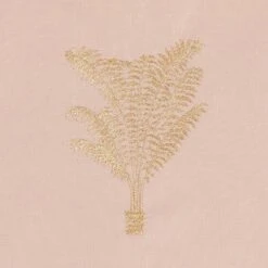 Habitat Embroidered Palm Pink Bedding Set - Single -Habitat 4529556 R B001