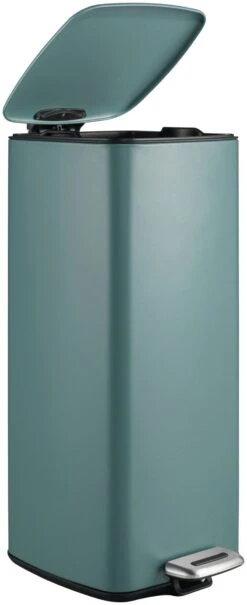 Habitat 28 Litre Square Waste Bin - Teal 9 Habitat 28 Litre Square Waste Bin - Teal -Habitat 4543628 R Z002A