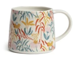 Habitat Floral Ripple Set Of 4 Mugs -Habitat 4544421 R Z002A