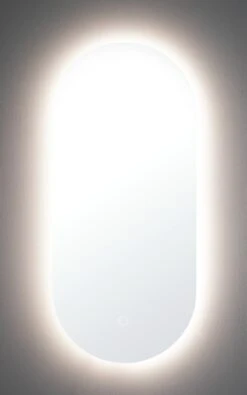 Habitat Large Vertical Backlight LED Mirror - White -Habitat 4564401 R Z003A