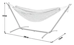 Habitat Boho Hammock With Metal Stand -Habitat 4587770 R E001