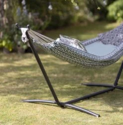 Habitat Boho Hammock With Metal Stand -Habitat 4587770 R Z002C