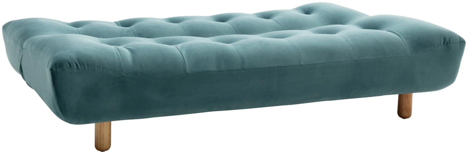 Habitat Kota 3 Seater Velvet Clic Clac Sofa Bed - Teal 6 Habitat Kota 3 Seater Velvet Clic Clac Sofa Bed - Teal - Image 4