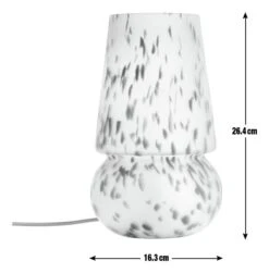 Habitat Rahnn Confetti Glass Table Lamp - Brown -Habitat 4637204 R Z017A