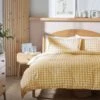 Habitat Herbalist Plain Gingham Yellow Bedding Set - Single -Habitat 4663560 R Z001A