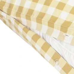 Habitat Herbalist Plain Gingham Yellow Bedding Set - Single -Habitat 4663560 R Z004A