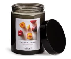 Habitat Scented Jar Candle - Patchouli & Plum 9 Habitat Scented Jar Candle - Patchouli & Plum -Habitat 4663924 R Z002A