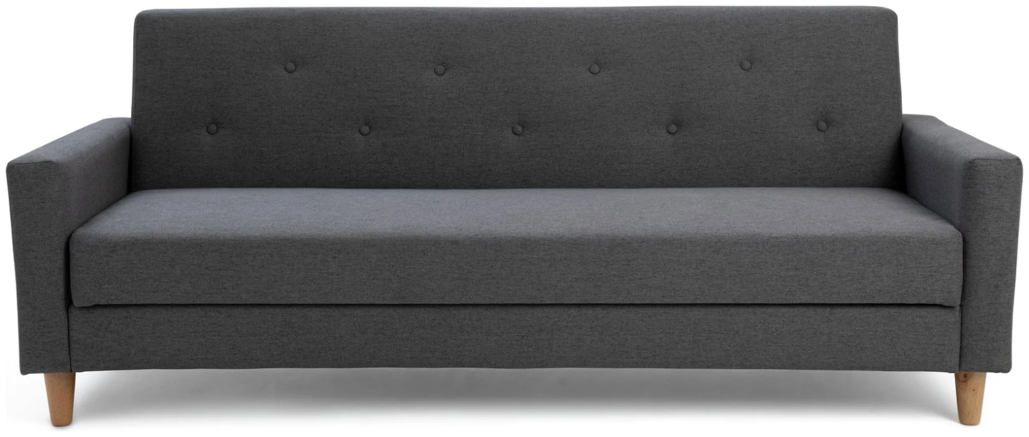 Habitat Brooks Clic Clac Fabric Sofa Bed - Grey 3 Habitat Brooks Clic Clac Fabric Sofa Bed - Grey