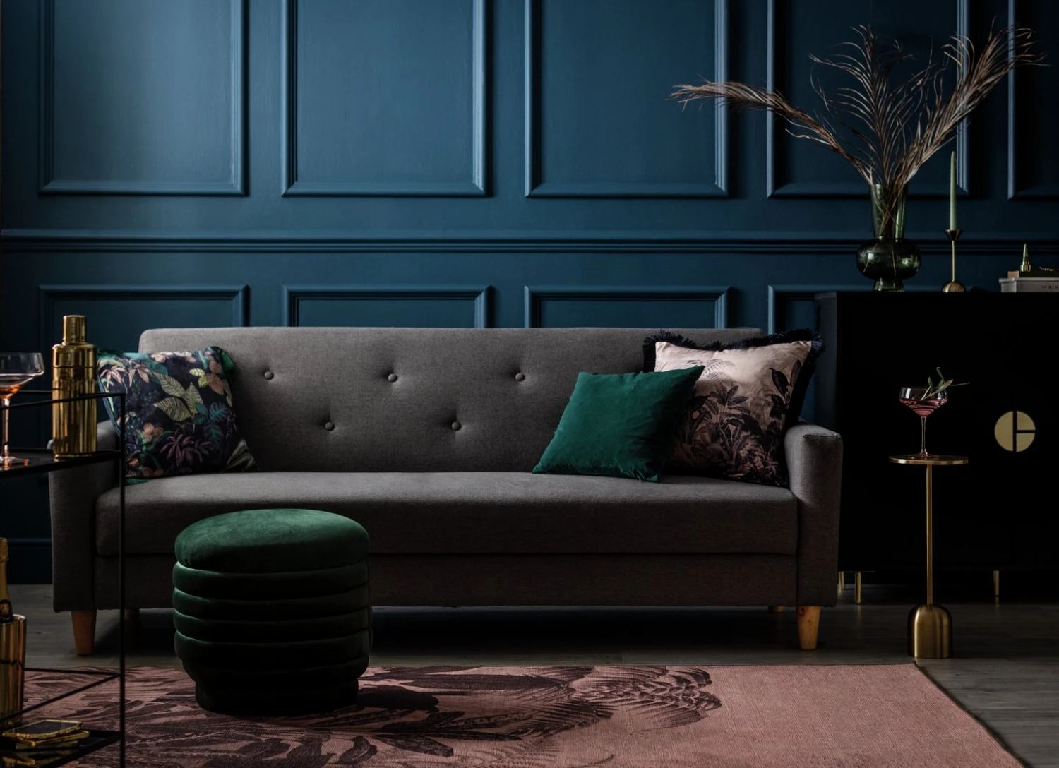 Habitat Brooks Clic Clac Fabric Sofa Bed - Grey 4 Habitat Brooks Clic Clac Fabric Sofa Bed - Grey - Image 2