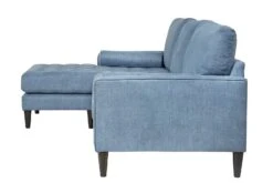 Habitat Hudson Fabric Corner Chaise Sofa - Linnet -Habitat 4847575 R Z003A