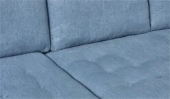 Habitat Hudson Fabric Corner Chaise Sofa - Linnet -Habitat 4847575 R Z008A