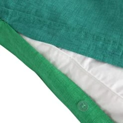 Habitat Emerald Cotton Textured Green Bedding Set - Single -Habitat 4887432 R Z004A