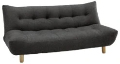 Habitat Kota 3 Seater Fabric Clic Clac Sofa Bed - Charcoal 12 Habitat Kota 3 Seater Fabric Clic Clac Sofa Bed - Charcoal -Habitat 5017737 R Z002A