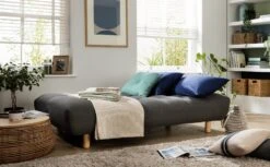 Habitat Kota 3 Seater Fabric Clic Clac Sofa Bed - Charcoal 17 Habitat Kota 3 Seater Fabric Clic Clac Sofa Bed - Charcoal -Habitat 5017737 R Z002C