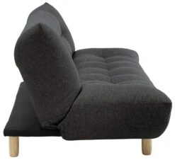 Habitat Kota 3 Seater Fabric Clic Clac Sofa Bed - Charcoal 14 Habitat Kota 3 Seater Fabric Clic Clac Sofa Bed - Charcoal -Habitat 5017737 R Z004A