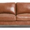 Habitat Livingston Leather 3 Seater Sofa - Tan -Habitat 5397213 R Z001A