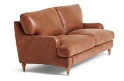 Habitat Livingston Leather 3 Seater Sofa - Tan 17 Habitat Livingston Leather 3 Seater Sofa - Tan -Habitat 5397213 R Z003A