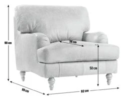 Habitat Livingston Leather Armchair - Tan -Habitat 5654248 R E001