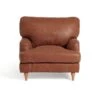 Habitat Livingston Leather Armchair - Tan -Habitat 5654248 R Z001A