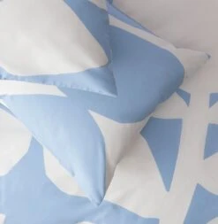 Habitat 180TC Abstract Floral Blue Bedding Set - Single -Habitat 5792760 R Z003A