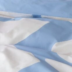 Habitat 180TC Abstract Floral Blue Bedding Set - Single -Habitat 5792760 R Z006A