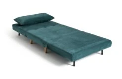 Habitat Roma Single Velvet Chairbed - Teal -Habitat 5828108 R Z002A