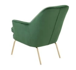 Habitat Celine Velvet Accent Chair - Green 13 Habitat Celine Velvet Accent Chair - Green -Habitat 5828476 R Z003A