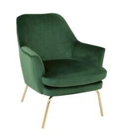 Habitat Celine Velvet Accent Chair - Green 14 Habitat Celine Velvet Accent Chair - Green -Habitat 5828476 R Z004A