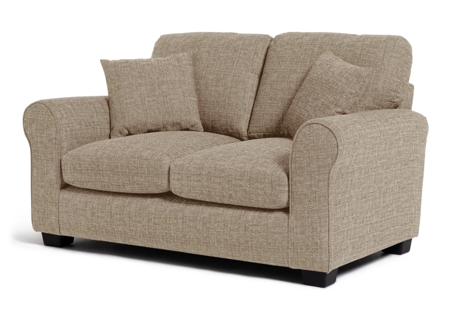 Habitat Lisbon Fabric 2 Seater Sofa - Stone 7 Habitat Lisbon Fabric 2 Seater Sofa - Stone - Image 5