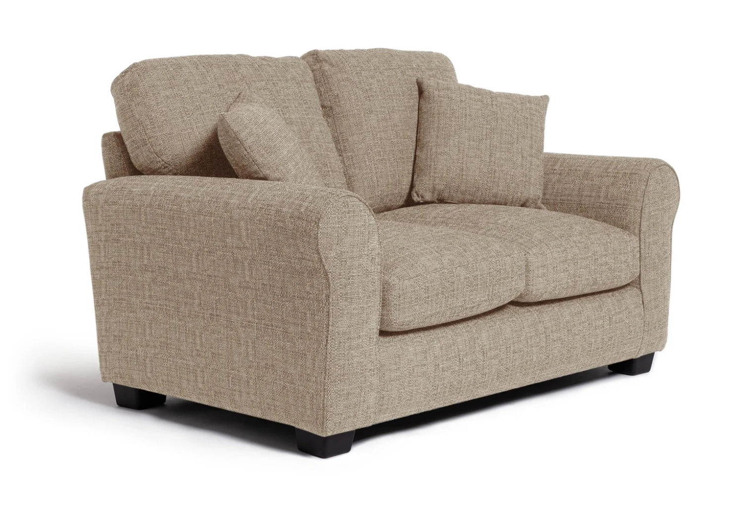Habitat Lisbon Fabric 2 Seater Sofa - Stone 9 Habitat Lisbon Fabric 2 Seater Sofa - Stone - Image 7