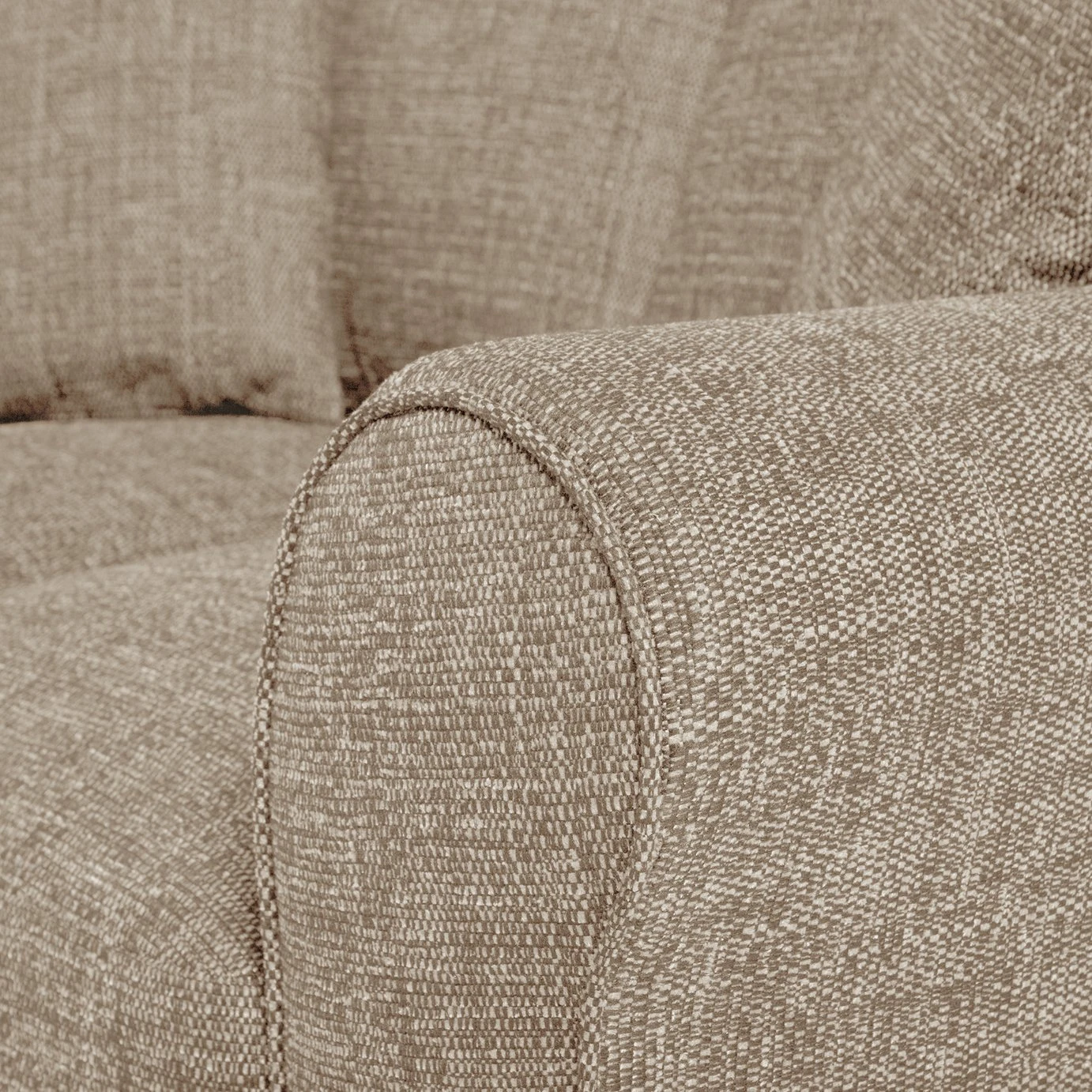 Habitat Lisbon Fabric 2 Seater Sofa - Stone 10 Habitat Lisbon Fabric 2 Seater Sofa - Stone - Image 8