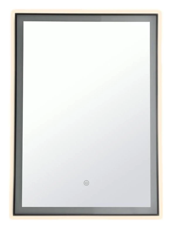 Habitat Rectangle Backlight LED Mirror - Black 3 Habitat Rectangle Backlight LED Mirror - Black