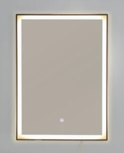 Habitat Rectangle Backlight LED Mirror - Black 12 Habitat Rectangle Backlight LED Mirror - Black -Habitat 6025601 R Z002A