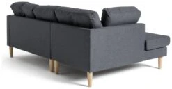 Habitat Joshua Left Hand Corner Chaise Sofa - Charcoal -Habitat 6089647 R Z004A