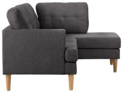 Habitat Joshua Fabric Corner Chaise Sofa - Charcoal -Habitat 6259082 R Z003A