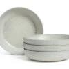 Habitat Textured Ripple 4 Piece Chalk Pasta Bowls - Natural -Habitat 6609302 R Z001A