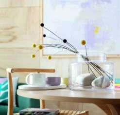 Habitat Glass Vase - Clear -Habitat 6824280 R Z001C