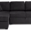 Habitat Reagan Left Corner Chaise Sofa Bed - Charcoal