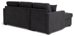 Habitat Reagan Left Corner Chaise Sofa Bed - Charcoal -Habitat 6980038 R Z005A