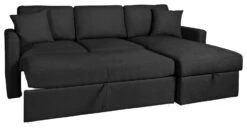 Habitat Reagan Right Corner Chaise Sofa Bed - Charcoal -Habitat 7005307 R Z003A