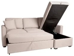 Habitat Reagan Right Corner Chaise Sofa Bed - Natural 16 Habitat Reagan Right Corner Chaise Sofa Bed - Natural -Habitat 7019757 R Z002A