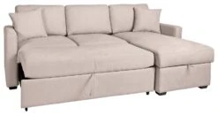 Habitat Reagan Right Corner Chaise Sofa Bed - Natural 17 Habitat Reagan Right Corner Chaise Sofa Bed - Natural -Habitat 7019757 R Z003A