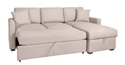 Habitat Reagan Right Corner Chaise Sofa Bed - Natural 20 Habitat Reagan Right Corner Chaise Sofa Bed - Natural -Habitat 7019757 R Z007A